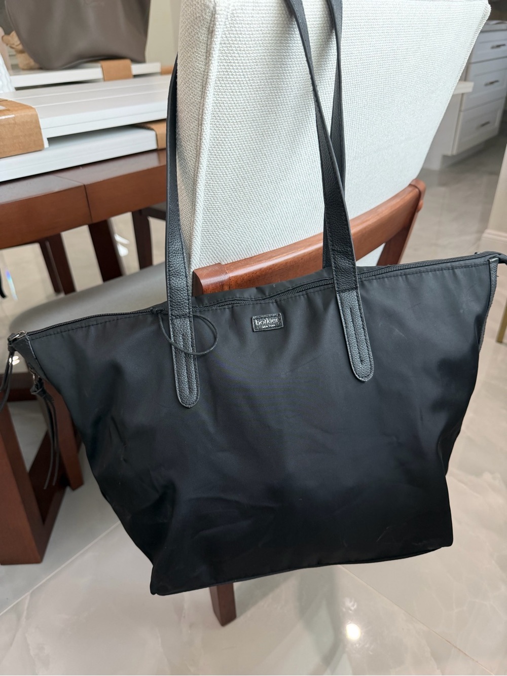Botkier  New York Black Nylon Tote in great condition